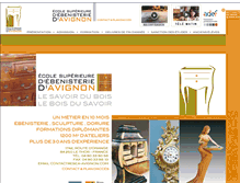 Tablet Screenshot of esea-avignon.com